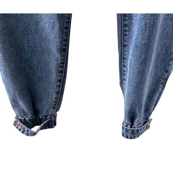 Fashion Nova Never Looking Back Denim Joggers Size M Medium Blue Wash - Picture 9 of 15